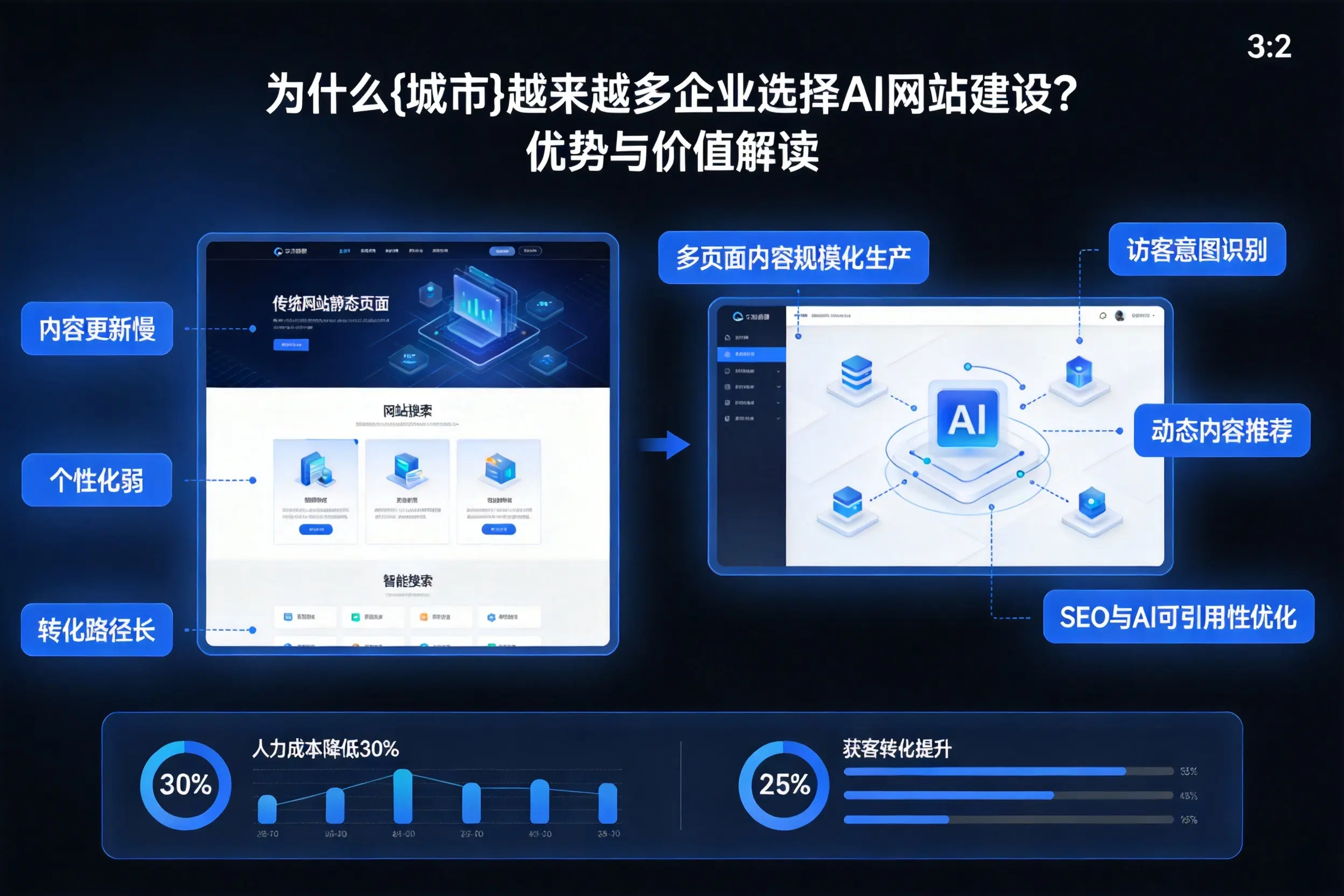为什么铜川越来越多企业选择AI网站建设？优势与价值解读
