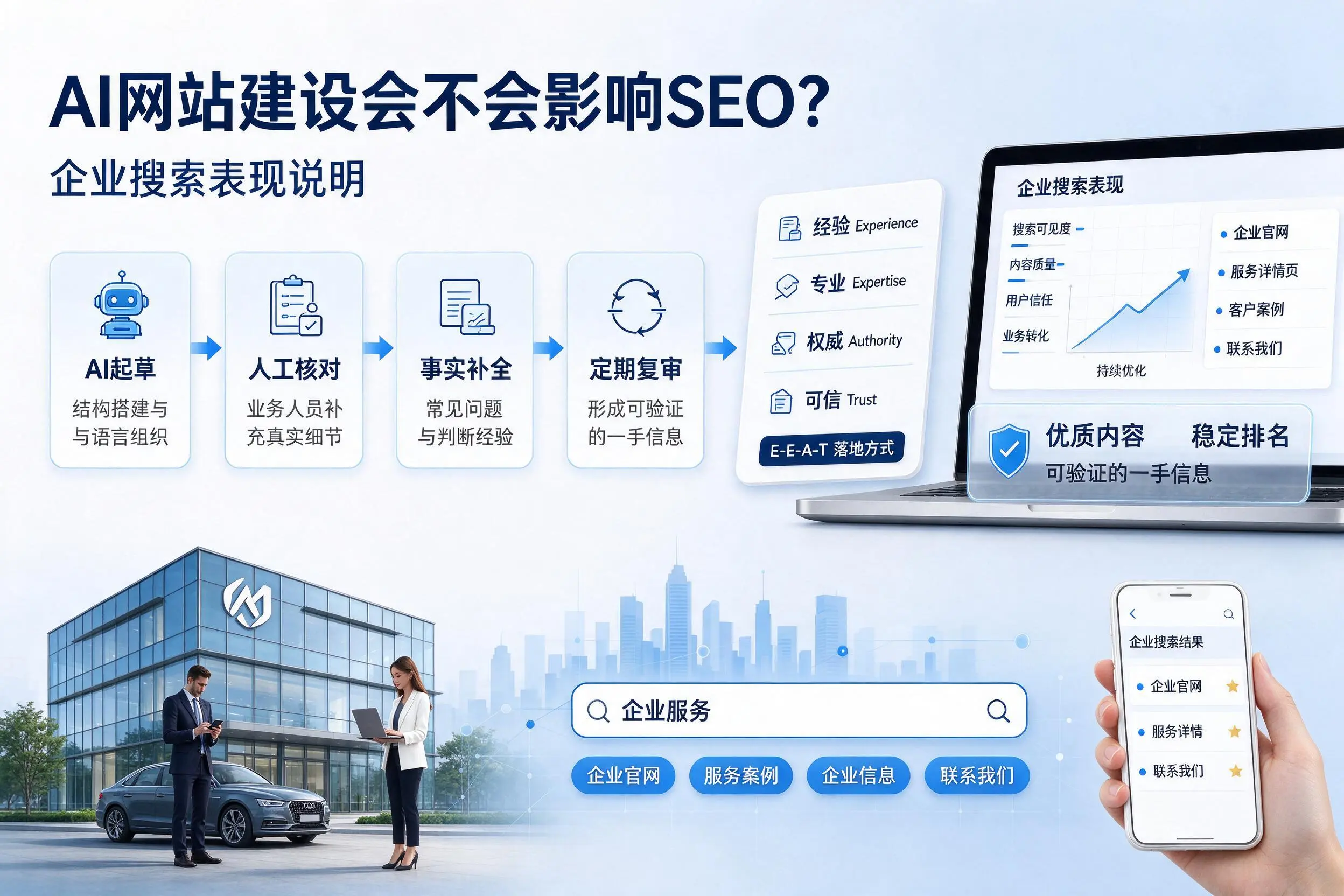 AI网站建设会不会影响SEO?铜川企业搜索表现说明