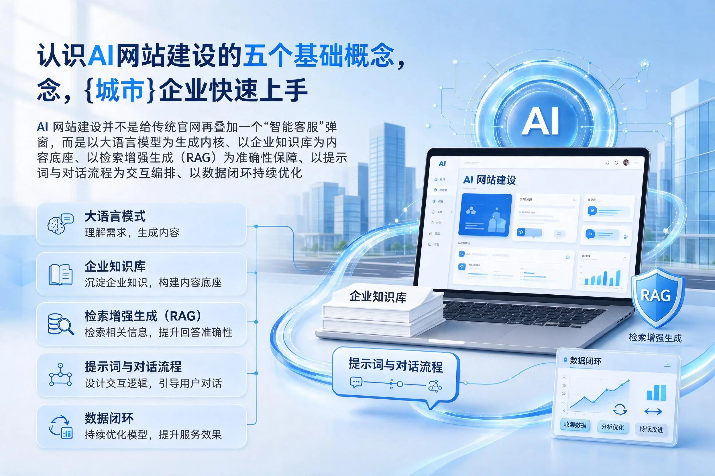 认识AI网站建设的五个基础概念，铜川企业快速上手